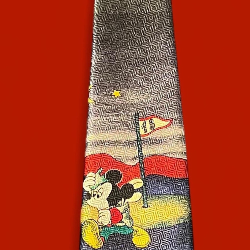Mickey Mouse Golf Tie Disney Rate